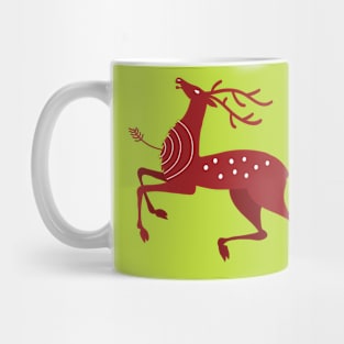 arrow hits a deer in the chest Mug